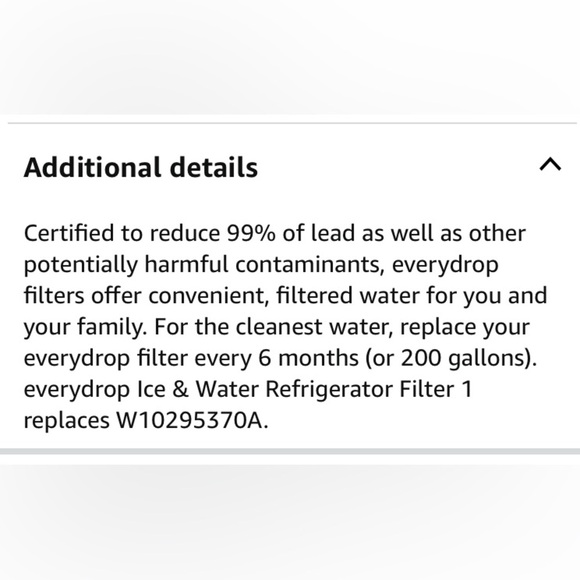 EveryDrop by Whirlpool Refrigerator Water Filter - Picture 4 of 5